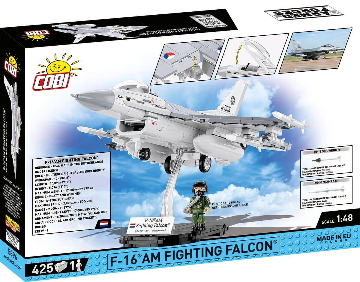 klocki cobi f16 samolot armed forces