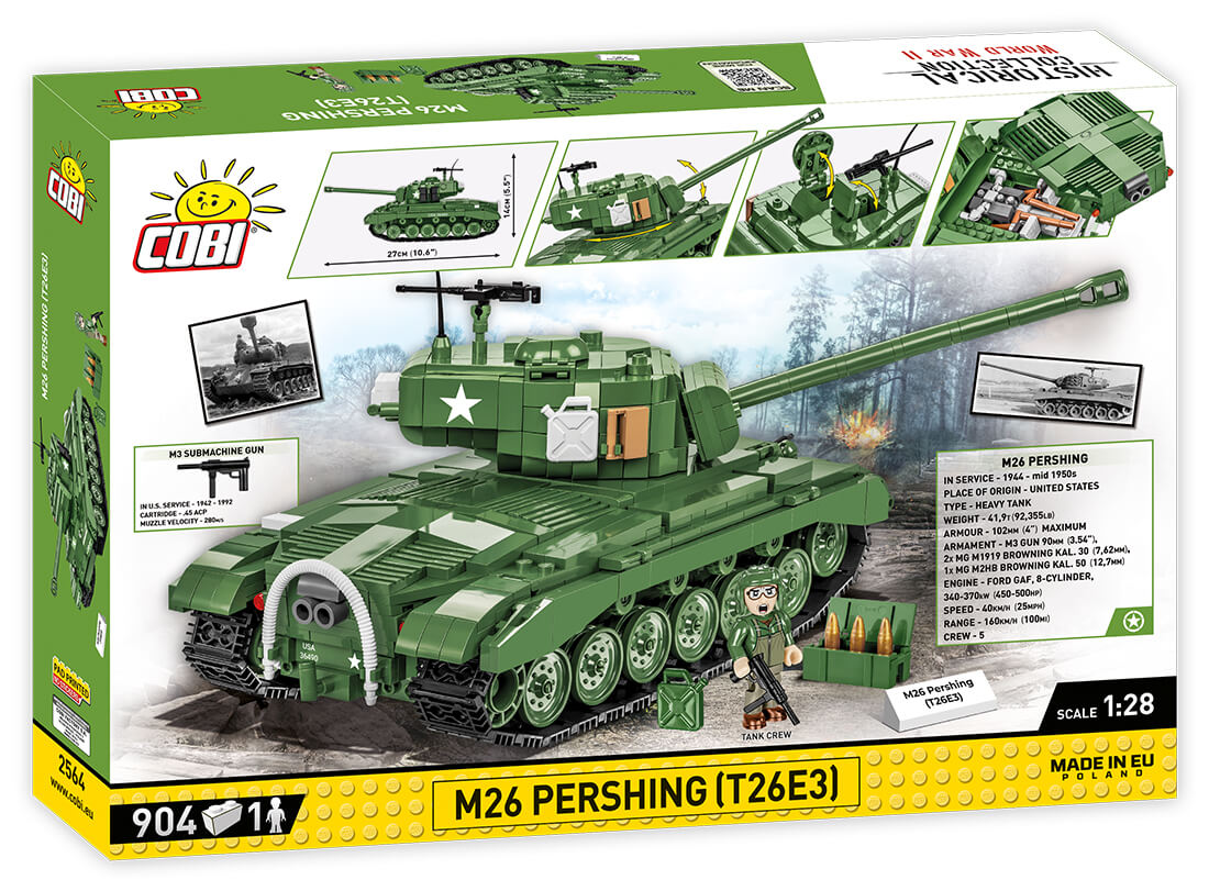 klocki cobi czołg pershing historical collection