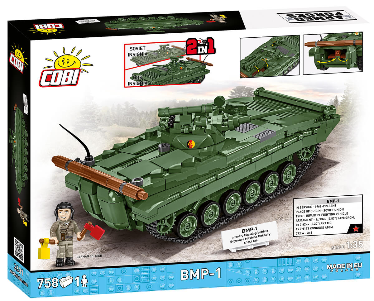 cobi bmp 1 model klockowy ruchome elementy