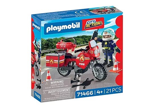 playmobil 71466 motocykl strażacki