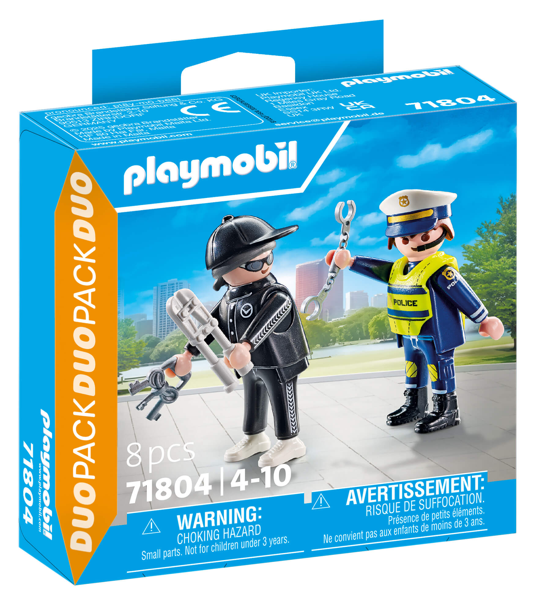 playmobil 71804 policjant złodziej