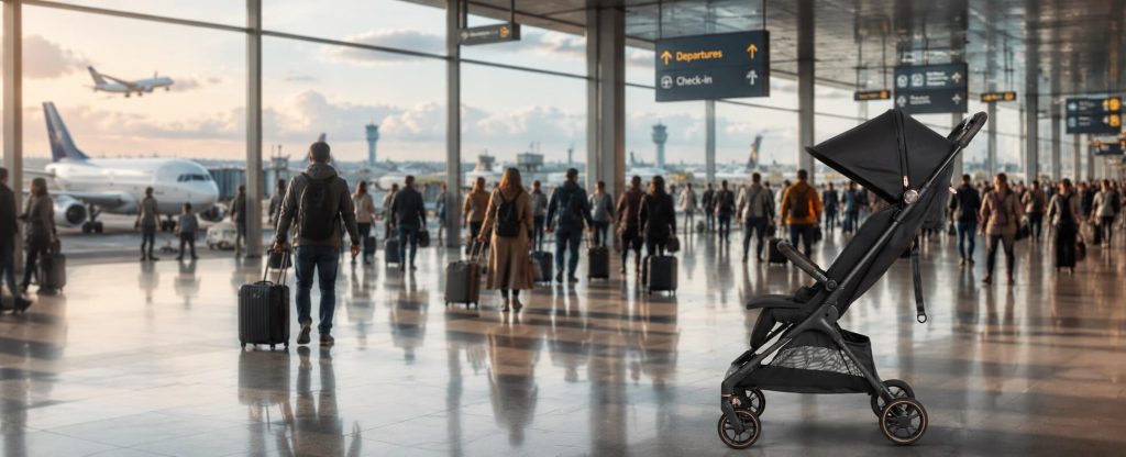 JUNAMA AVIATOR lekka spacerówka podróżna do samolotu