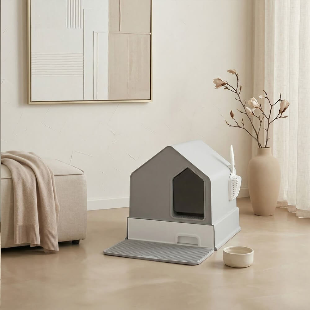 Kuweta Carinio Villa View Gentleman Gray ustawiona w przedpokoju