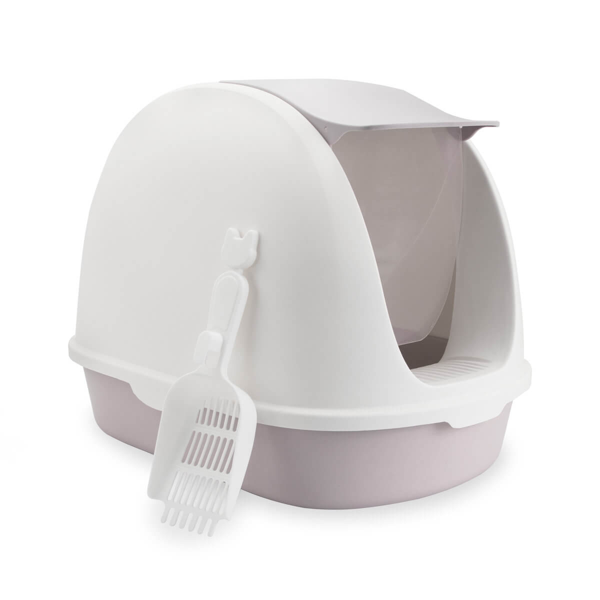 Carinio Capsule White XL zamknięta kuweta dla kota