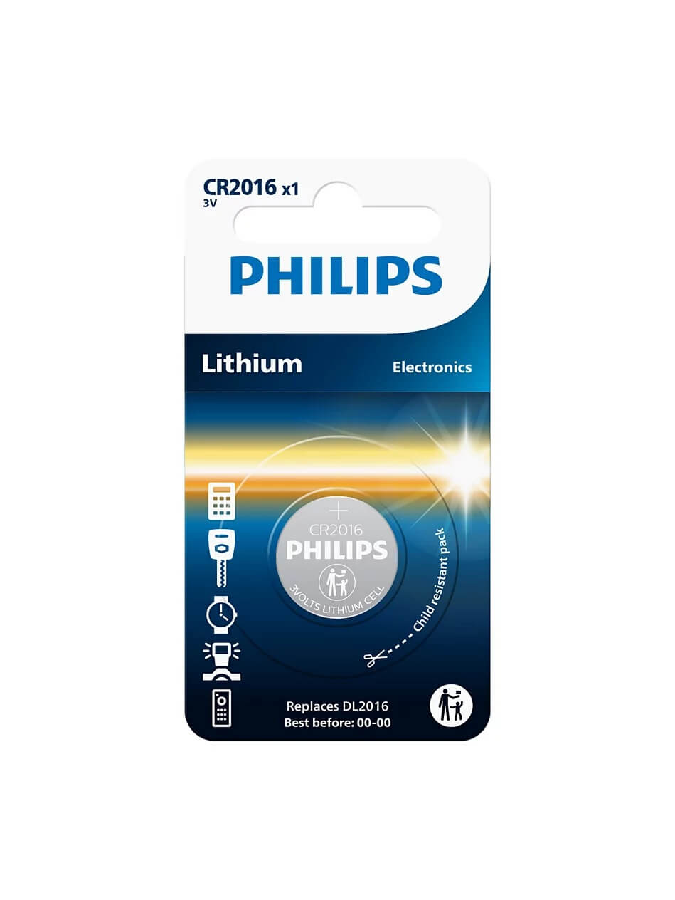 Bateria Philips Minicells CR2016 3V do pilotów i małej elektroniki