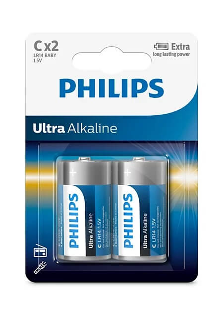 Philips Ultra Alkaline bateria C LR14 1,5V