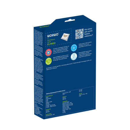Opakowanie worków WORWO ELMB02 informacje produktu