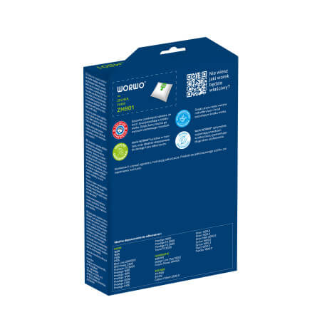 Opakowanie worków WORWO ZMB01 informacje produktu