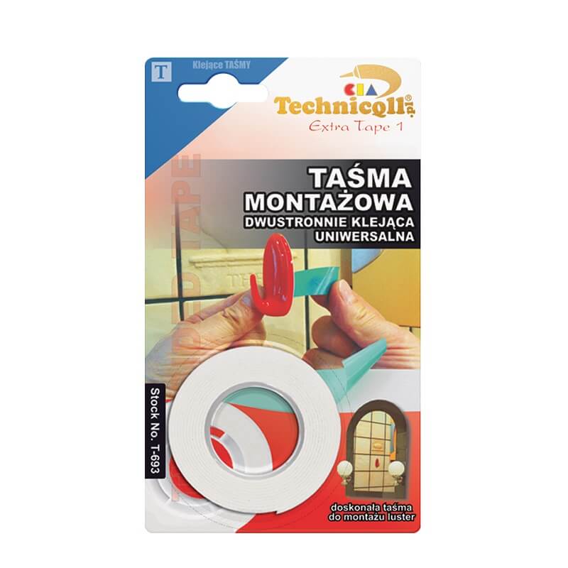 Taśma montażowa dwustronna Technicqll mocna
