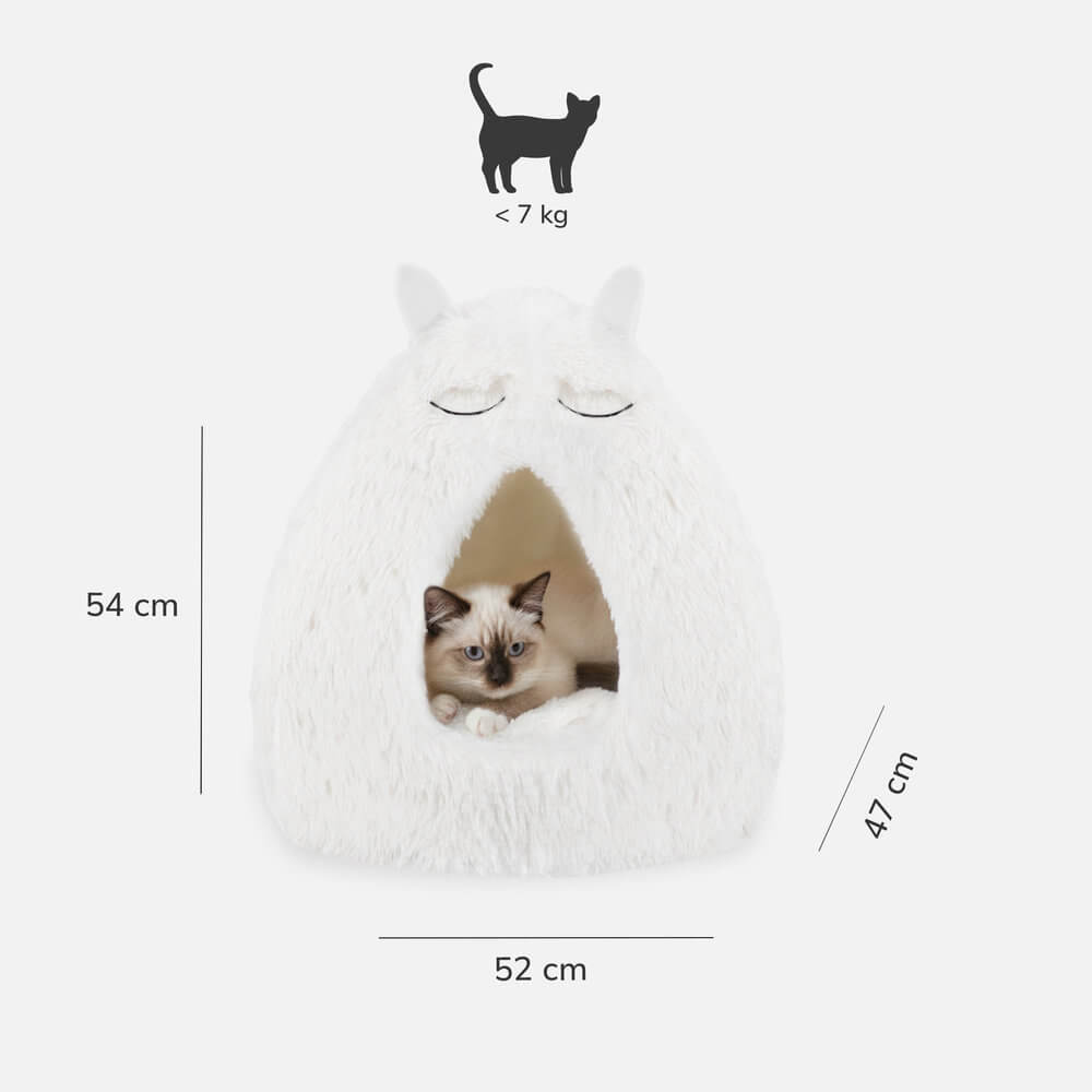 Wymiary domku dla zwierząt Carinio Kitty Snow – 54 x 52 x 47 cm Wymiary domku dla zwierząt Carinio Kitty Snow – 54 x 52 x 47 cm